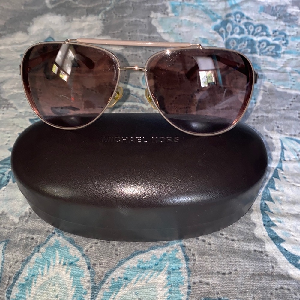 Michael Kors sunglasses with case & cloth